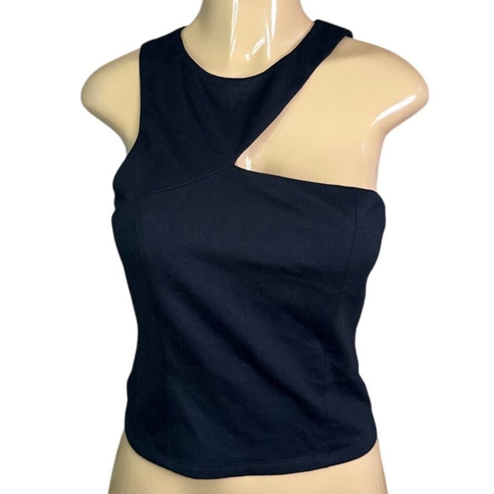 Anthropologie Sunday in Brooklyn Tank Top Asymmetric Cutout Size Medium NWT